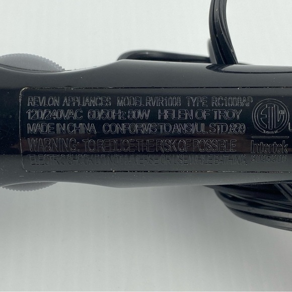 Revlon Helen of Troy Curling Iron Wand 1.5 inch Barrel RVIR1008 Tested Works - Picture 8 of 10